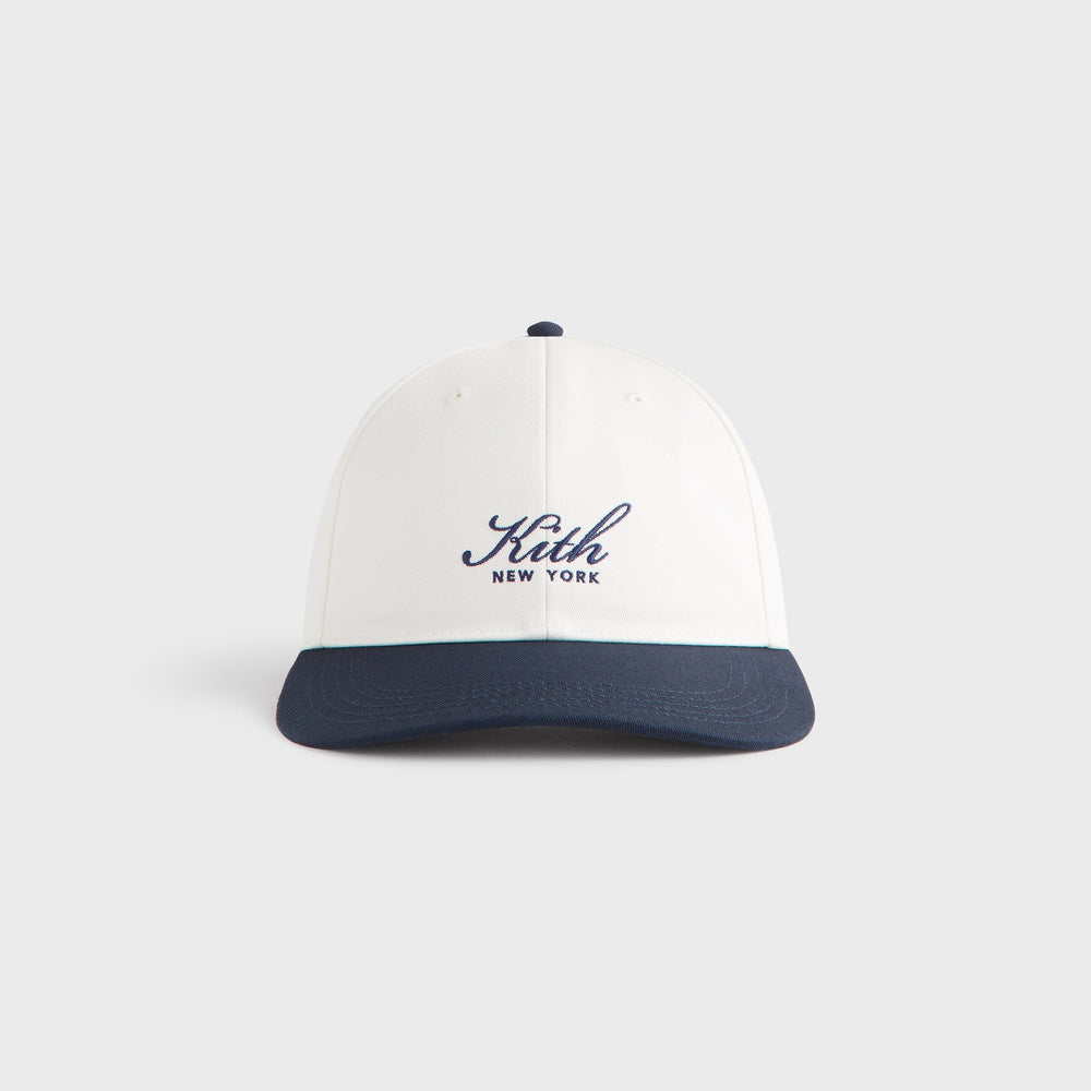 Kith Twill Two Tone New York Script Aaron Cap - Nocturnal
