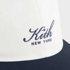 Kith Twill Two Tone New York Script Aaron Cap - Nocturnal