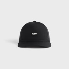Kith Wrinkle Nylon Bay Low Pinch Crown - Black