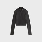 Kith Women Nita Faux Leather Zip Long Sleeve - Black