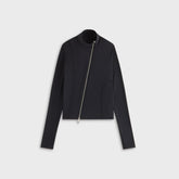 Kith Women Anika Asymmterical Zip Long Sleeve - Black