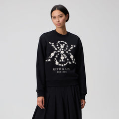 Kith Women Ashwin Pearl Crest Crewneck - Black