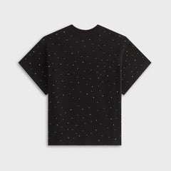 Kith Women Mulberry Vintage Studded Crest Tee - Black