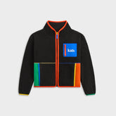 Kith Kids Color-Block Sherpa Antony Full Zip - Black