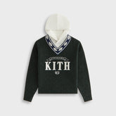 Kith Kids Knit Combo Lewis V-Neck - Stadium