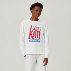 Kith Kids Novelty Graphic Long Sleeve Tee - White