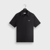 Kith Micro Waffle Drew Polo - Black