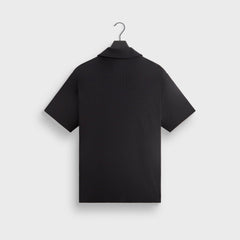 Kith Micro Waffle Drew Polo - Black
