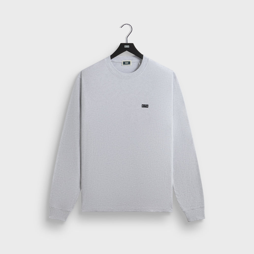 Kith Long Sleeve LAX Tee - Light Heather Grey