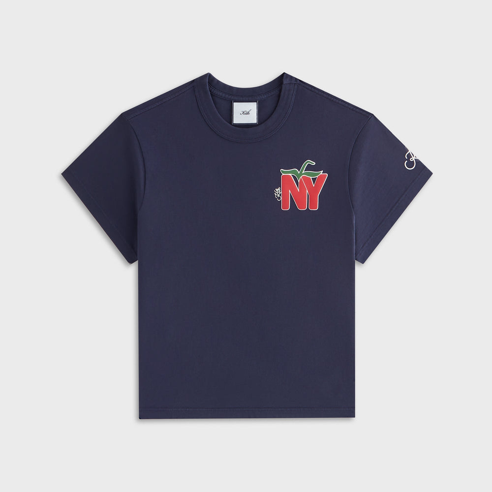 Kith Women Mulberry NY Apple Vintage Tee - Nocturnal