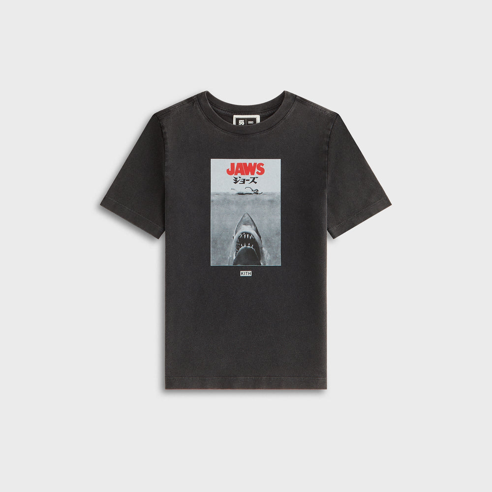 Kith Kids for JAWS Japanese Poster Vintage Tee - Black