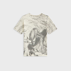 Marvel Kith Kids Spiderman All-Over Printed Vintage Tee - Sandrift