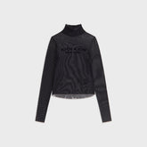 Kith Women Amina Mesh Turtleneck - Black