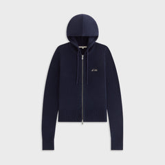 Kith Women Faryn Hooded Zip Sweater - Nocturnal