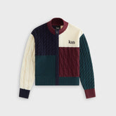 Kith Kids Color-Block Wyona Full Zip Sweater - Stadium