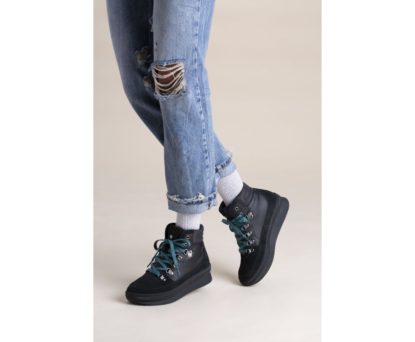 Midland Water-Resistant Boot Black Black