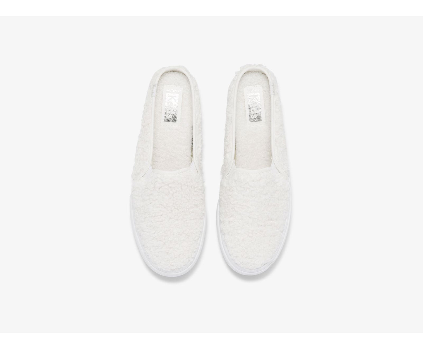 Double Decker Mule Faux Shearling Cream