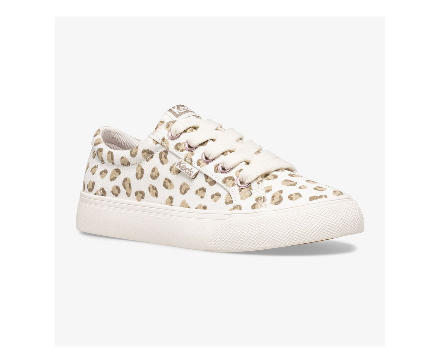 Big Kid's Jump Kick Canvas Ivory