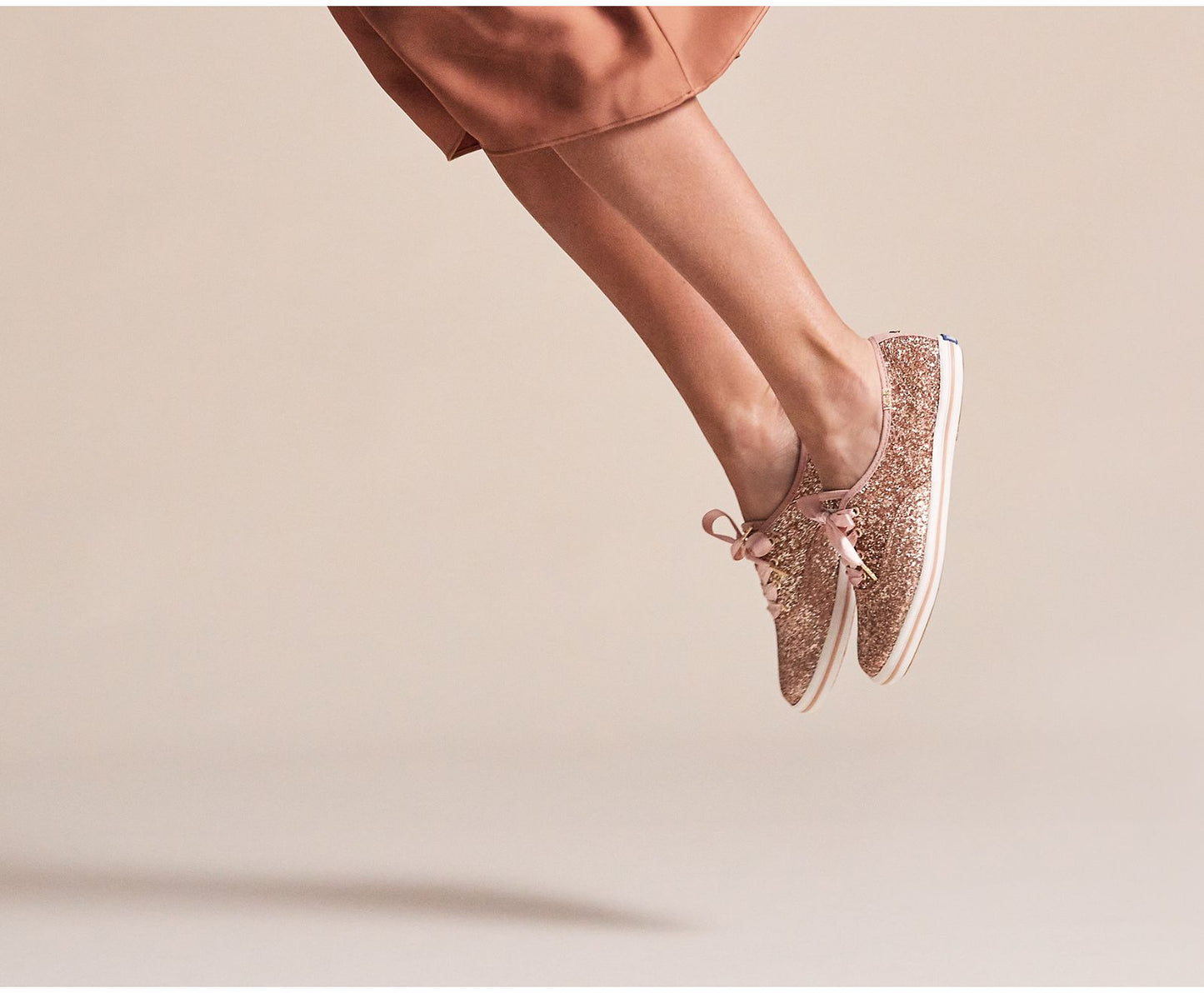 x kate spade new york Champion Glitter Rose Gold Glitter