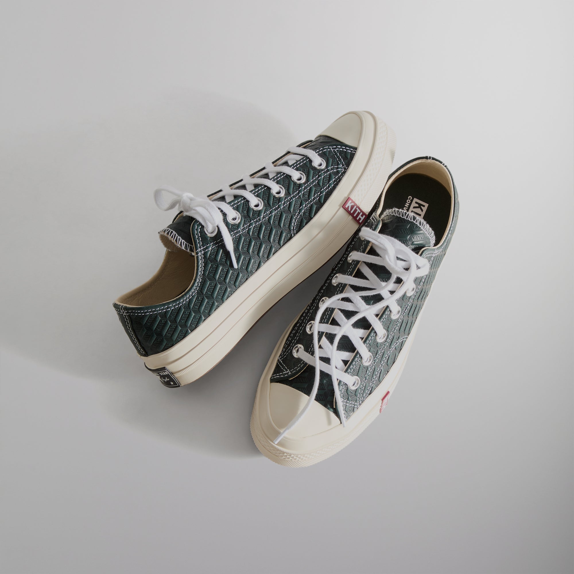 Kith for Converse Chuck Taylor All Star 1970 Ox - Black / Scarab / Egr