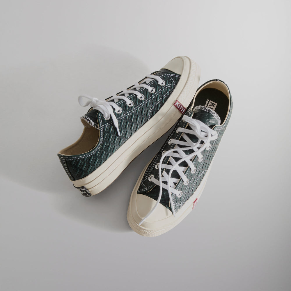 Kith for Converse Chuck Taylor All Star 1970 Ox - Black / Scarab / Egr