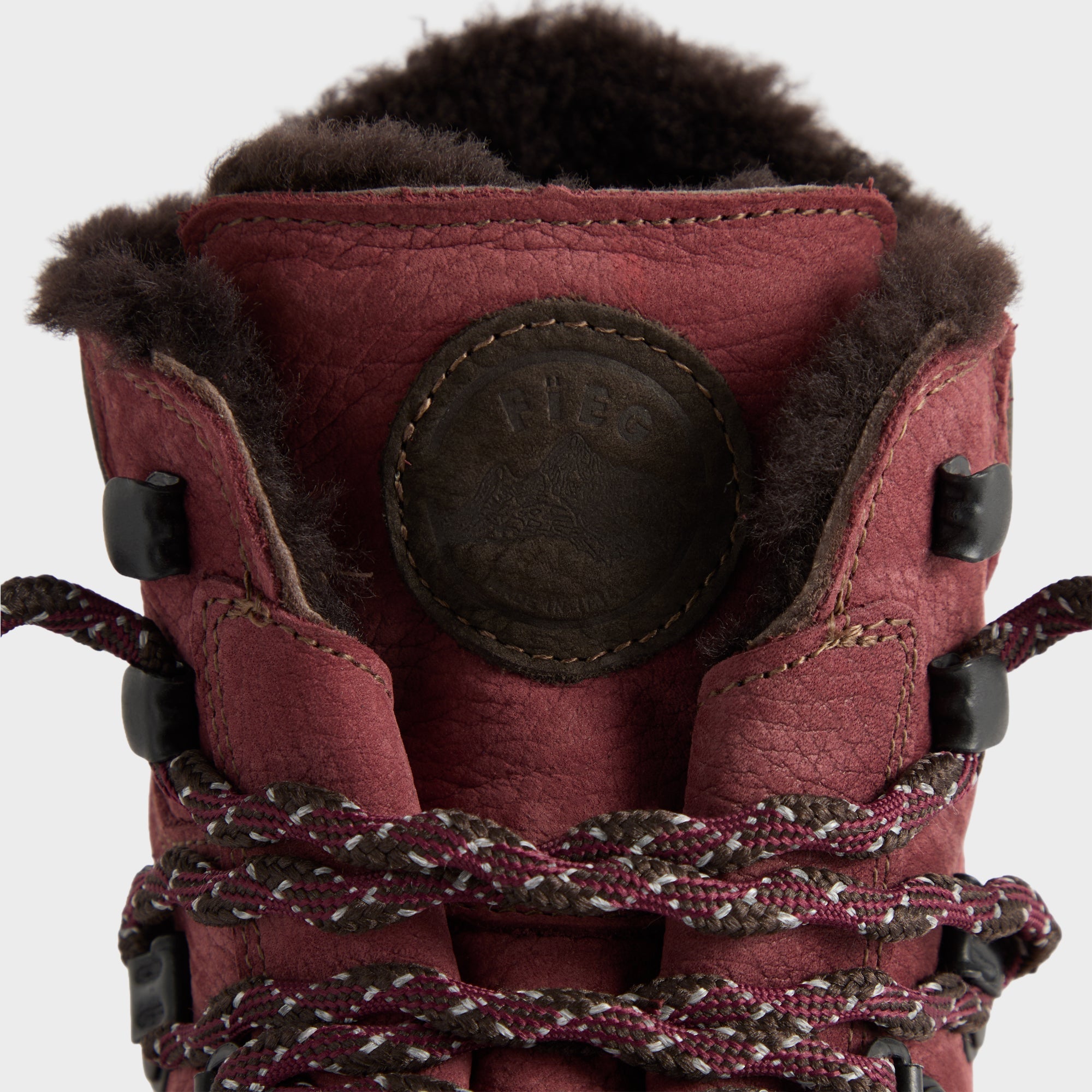 Ronnie Fieg for Diemme Roccia Vet Gomma Shearling - Bordeaux