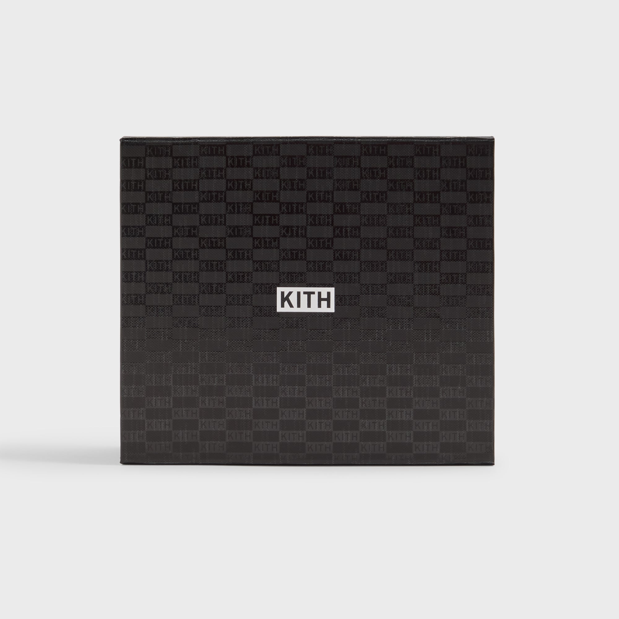 Kith Monogram Suede Card Holder - Black