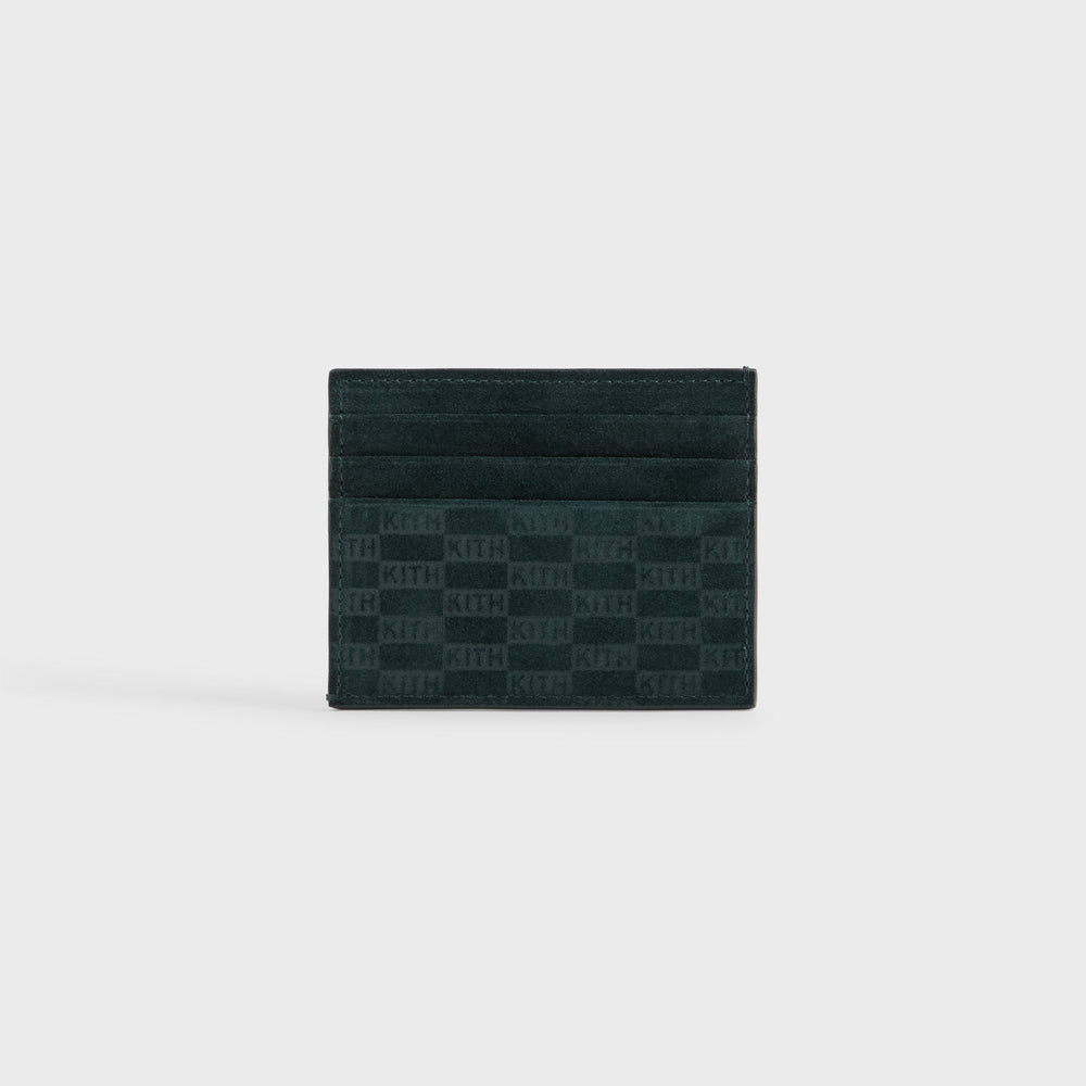 Kith Monogram Suede Card Holder - Stadium