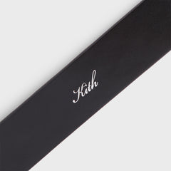 Kith Monogram Suede Leather Belt - Black