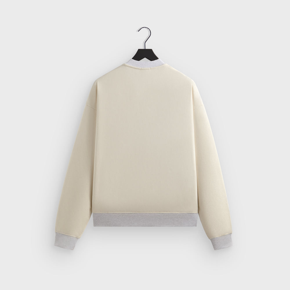 Kith Quarter Zip Terry Nelson Crewneck - Sandrift