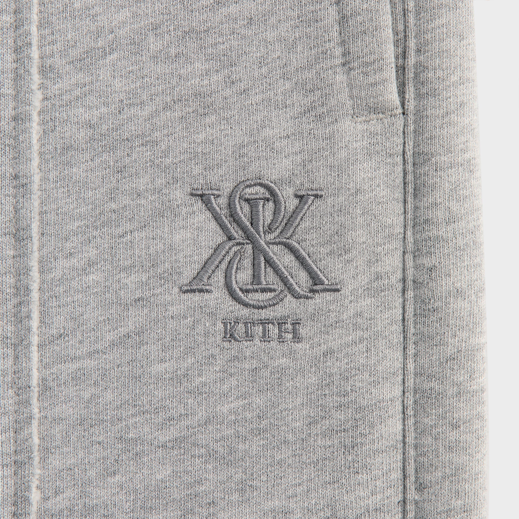 Kith Bryson Panelled Sweatpant - Mid Heather Grey