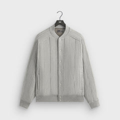 Kith Marvin Bomber Jacket - Mid Heather Grey