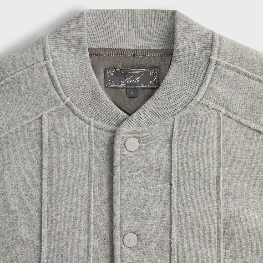 Kith Marvin Bomber Jacket - Mid Heather Grey