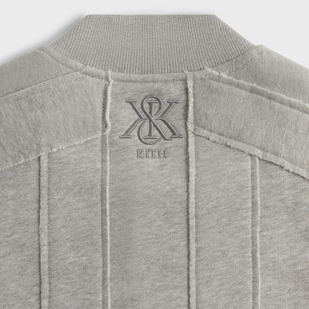 Kith Marvin Bomber Jacket - Mid Heather Grey