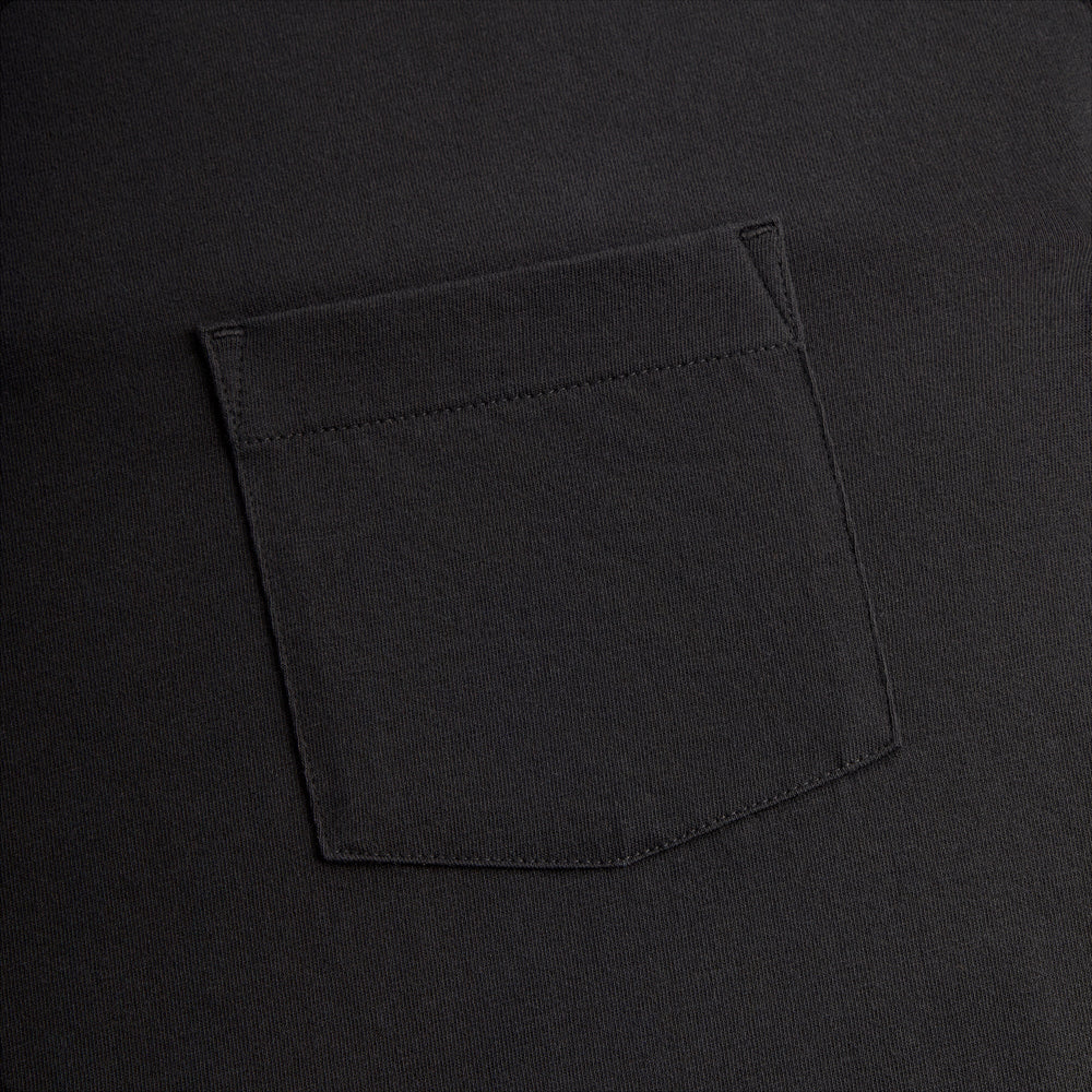 Kith Long Sleeve Leonard Pocket Tee - Black