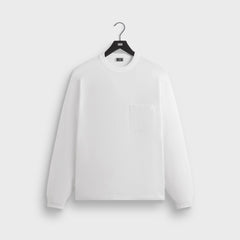 Kith Long Sleeve Leonard Pocket Tee - White