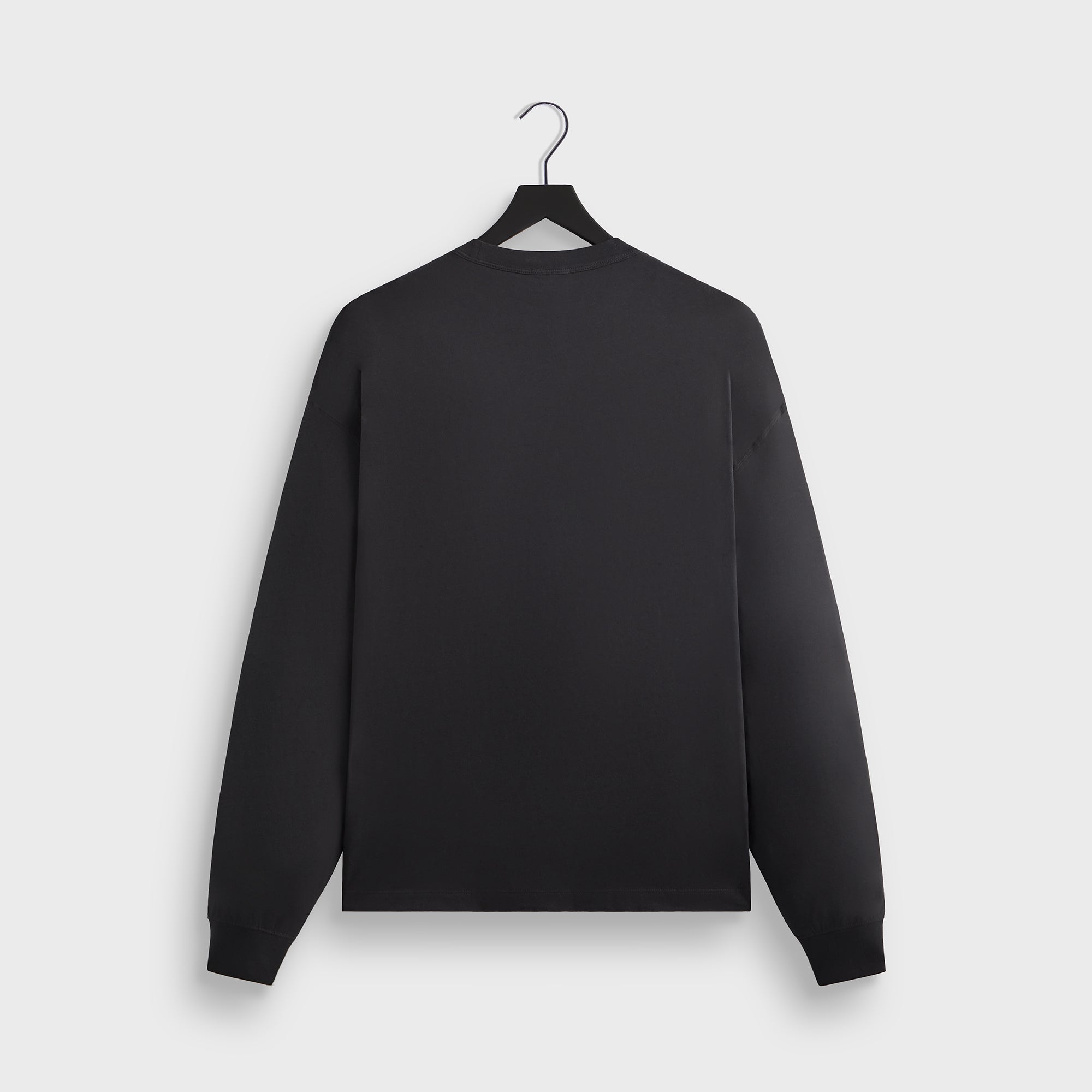Kith Long Sleeve Leonard Pocket Tee - Carbon