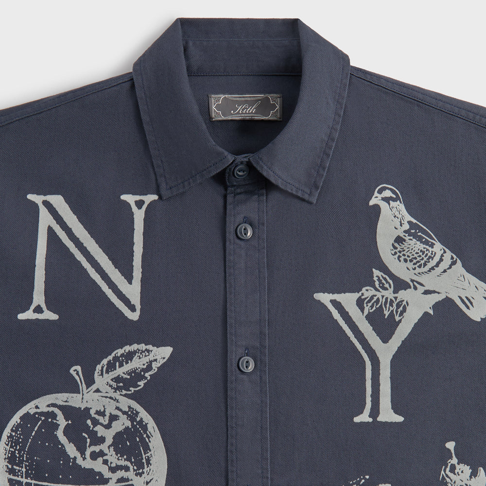 Kith NY Symbols Graphic Apollo Shirt - Nocturnal