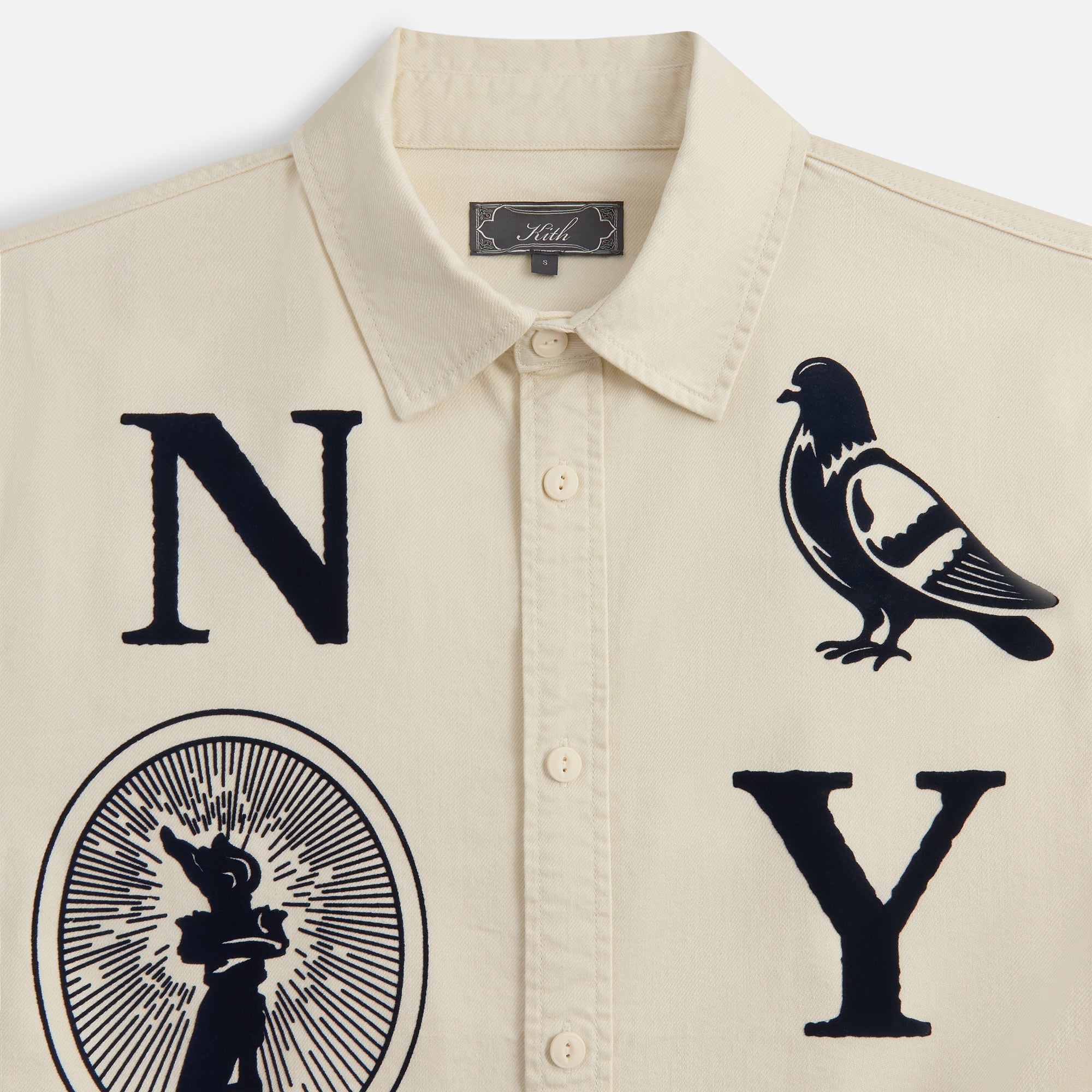 Kith Artisanal NY Graphic Apollo Shirt - Sandrift