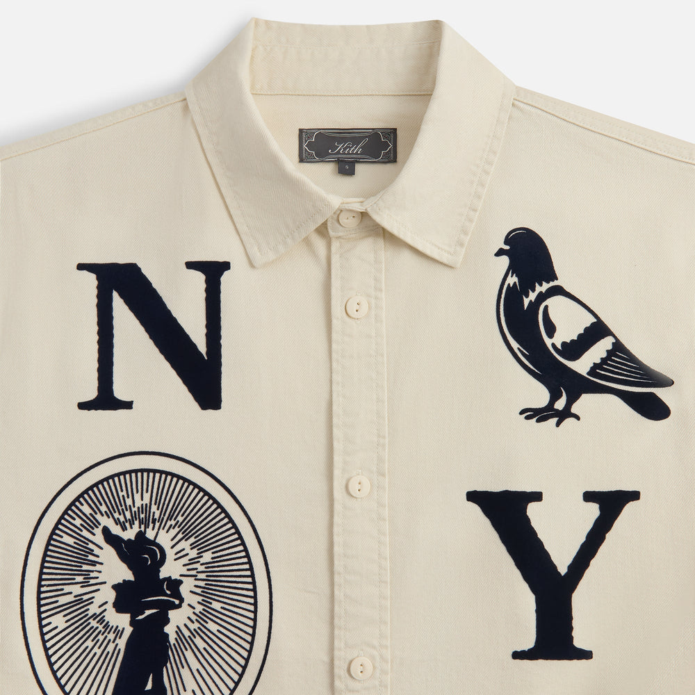 Kith Artisanal NY Graphic Apollo Shirt - Sandrift