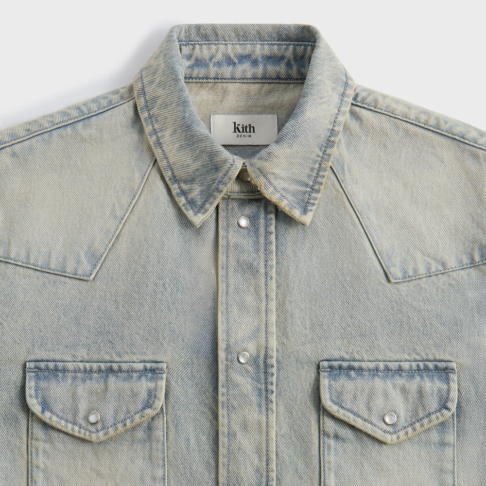 Kith Webster Denim Shirt - Keaton Wash