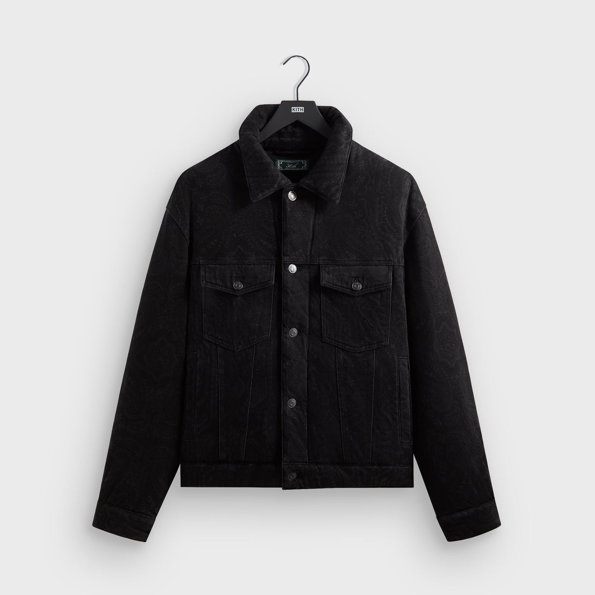 Kith Puffed Jase Denim Jacket - Black