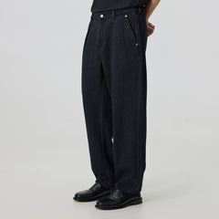 &Kin Brett Pleated Taper - Ryder Wash