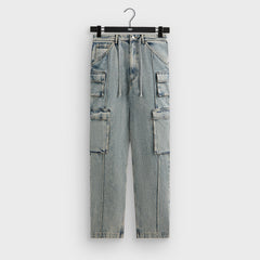 Kith Zane Denim Cargo Pant - Cameron Wash