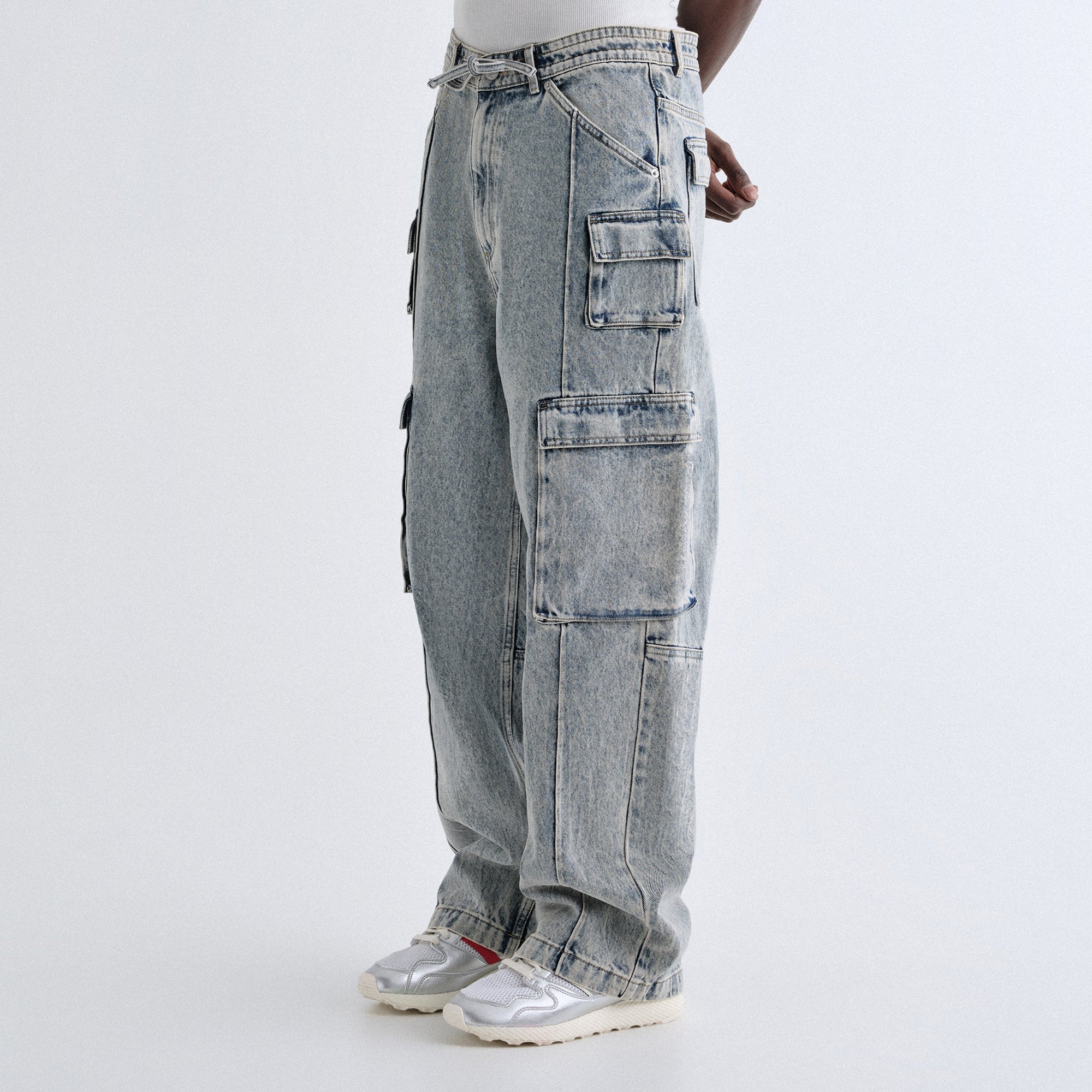 Kith Zane Denim Cargo Pant - Cameron Wash