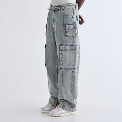 Kith Zane Denim Cargo Pant - Cameron Wash