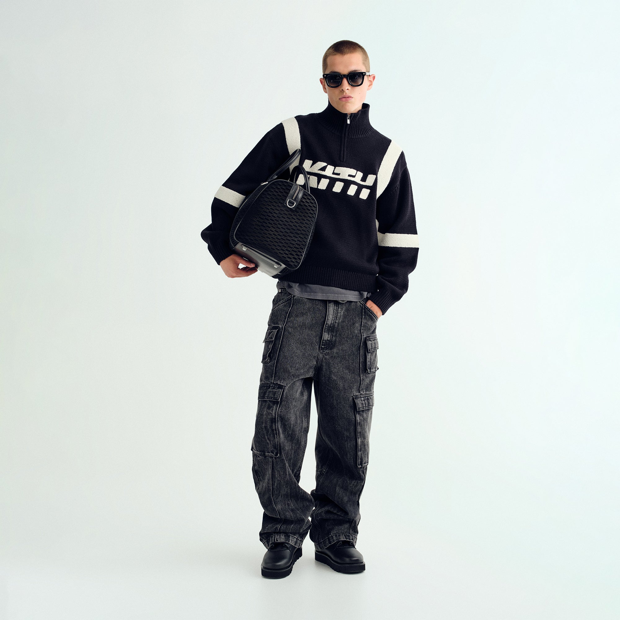 Kith Zane Denim Cargo Pant - Ryder Wash