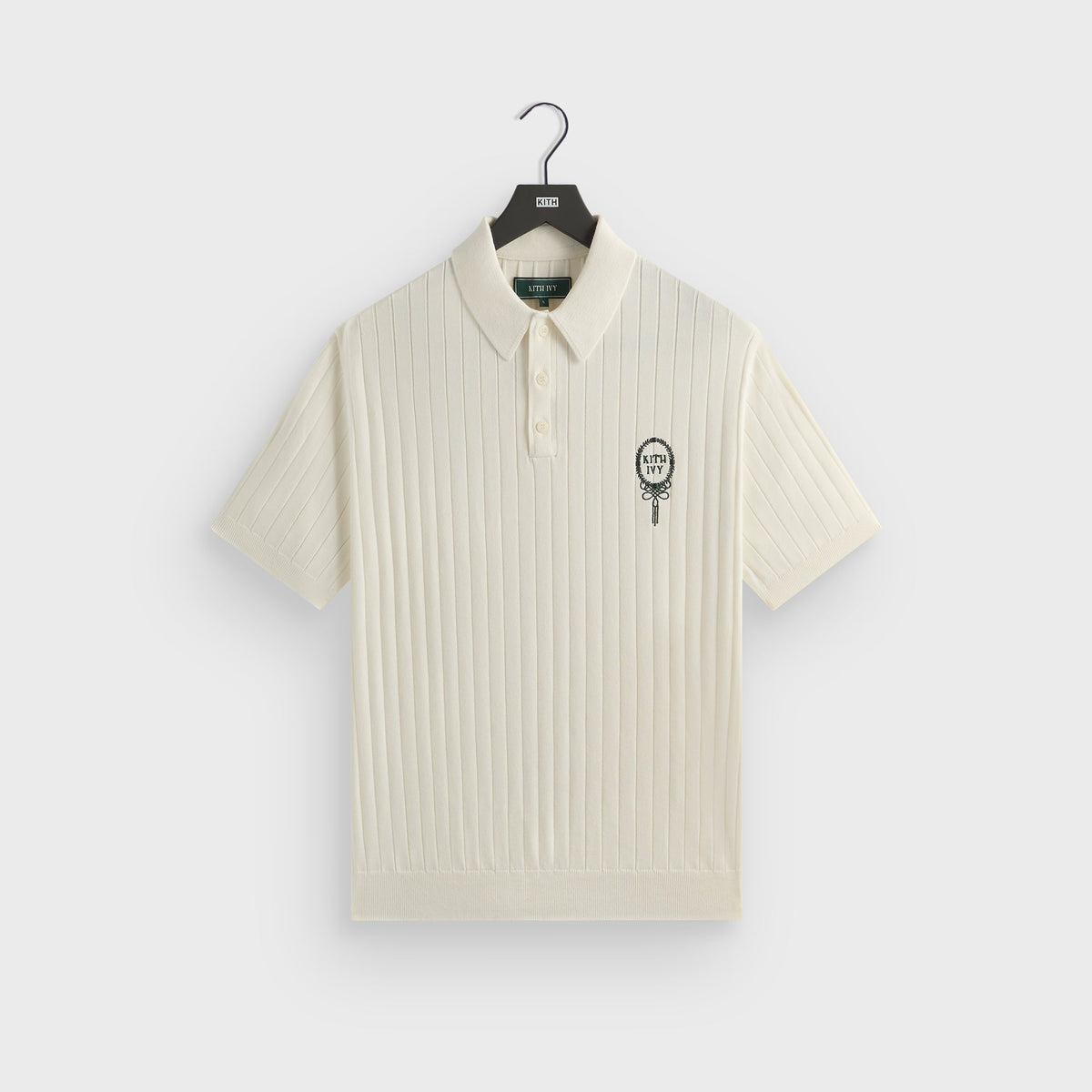 Kith Ivy Knit Tilden Polo - Sandrift