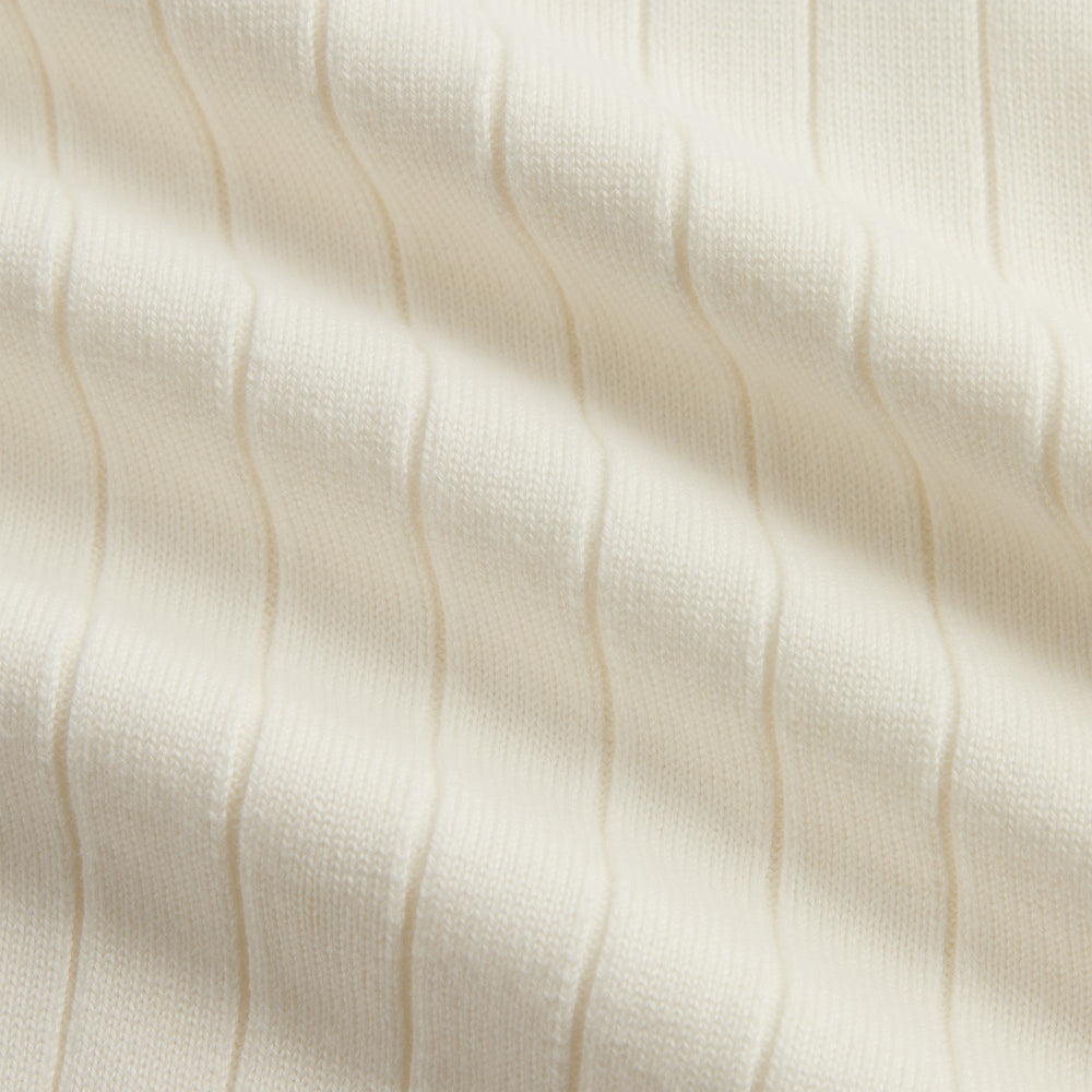 Kith Ivy Knit Tilden Polo - Sandrift