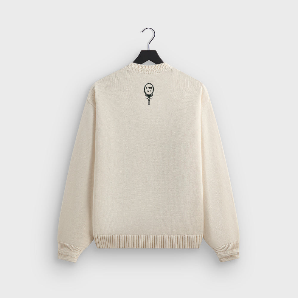 Kith Ivy Emblem Crewneck Sweater - Sandrift
